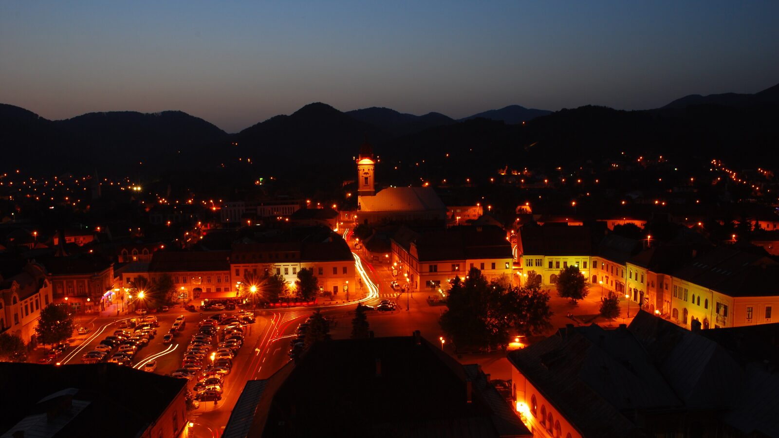 Baia Mare — fotografie panorama / centru oraș (Maramureș, Maramureș)