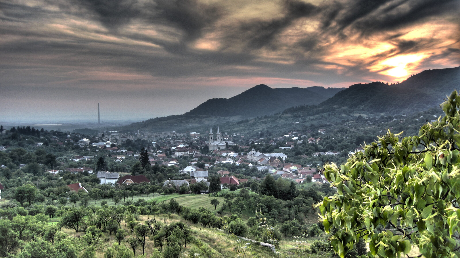Baia Sprie — fotografie panorama / centru oraș (Maramureș, Maramureș)