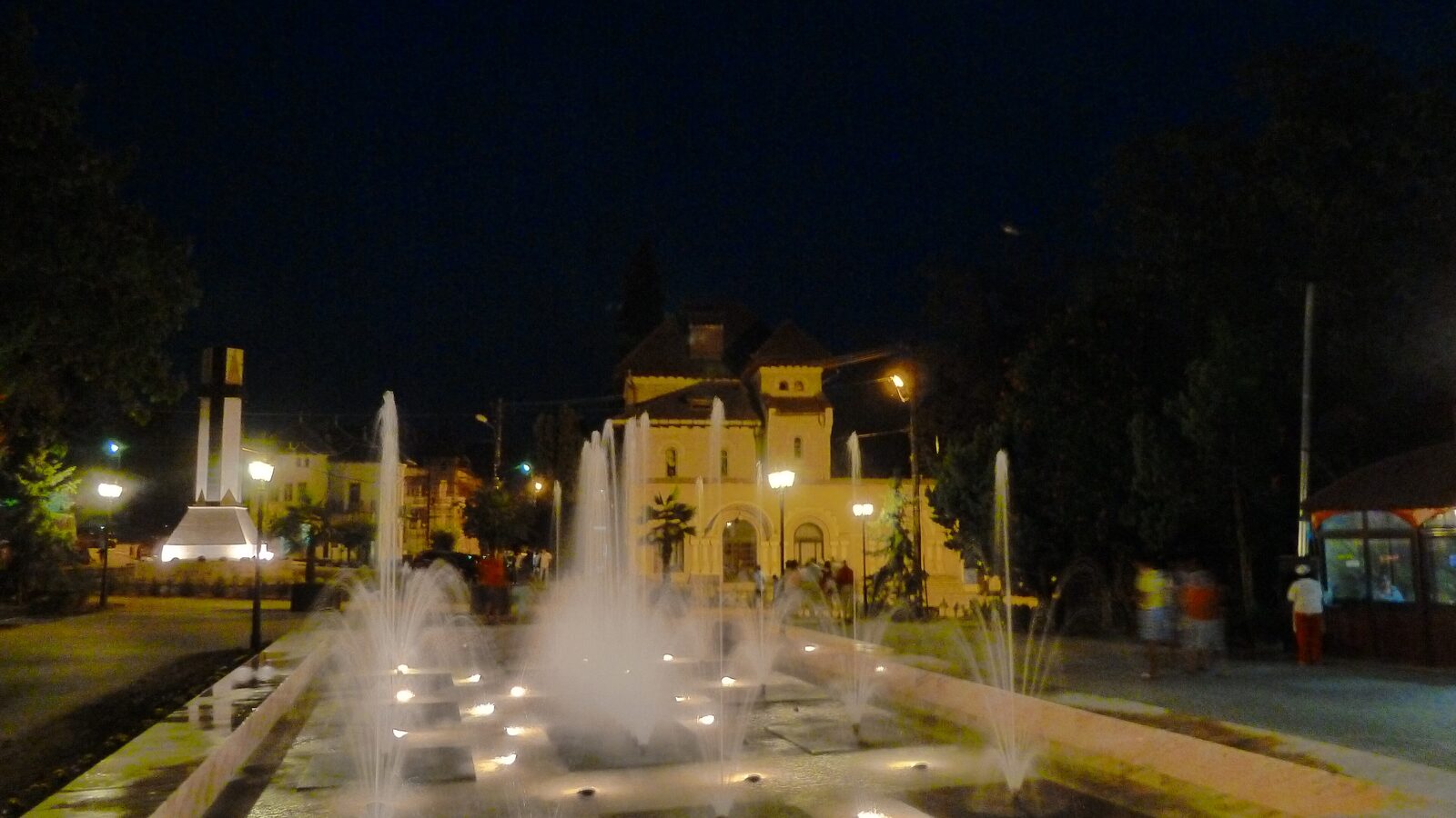 Băile Govora — fotografie panorama / centru oraș (Vâlcea, Oltenia)