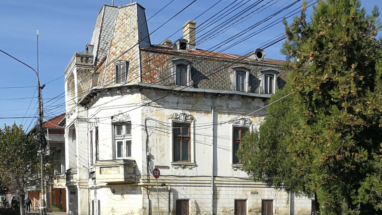 Balș — fotografie panorama / centru oraș (Olt, Oltenia)