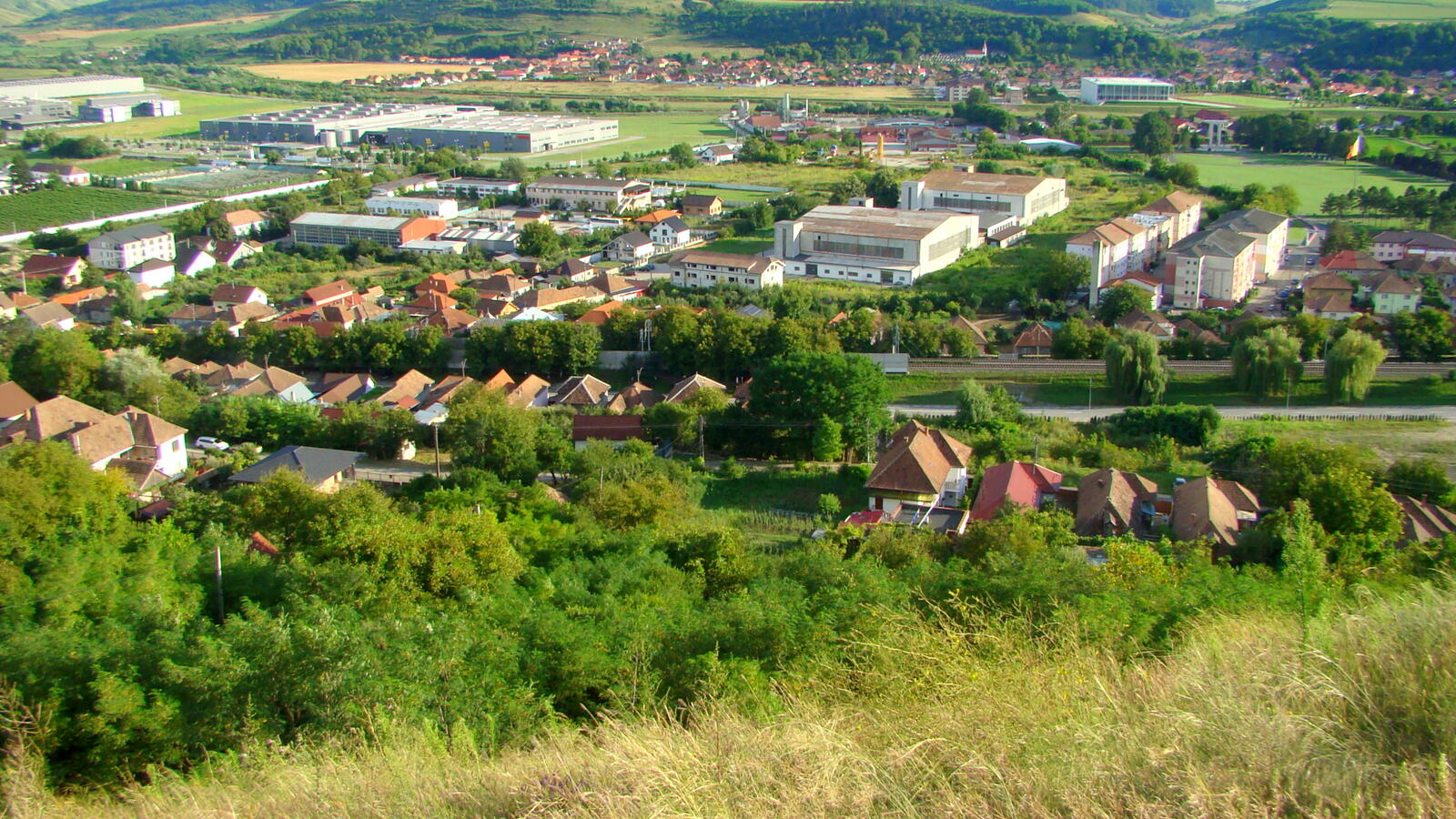 Blaj — fotografie panorama / centru oraș (Alba, Transilvania)