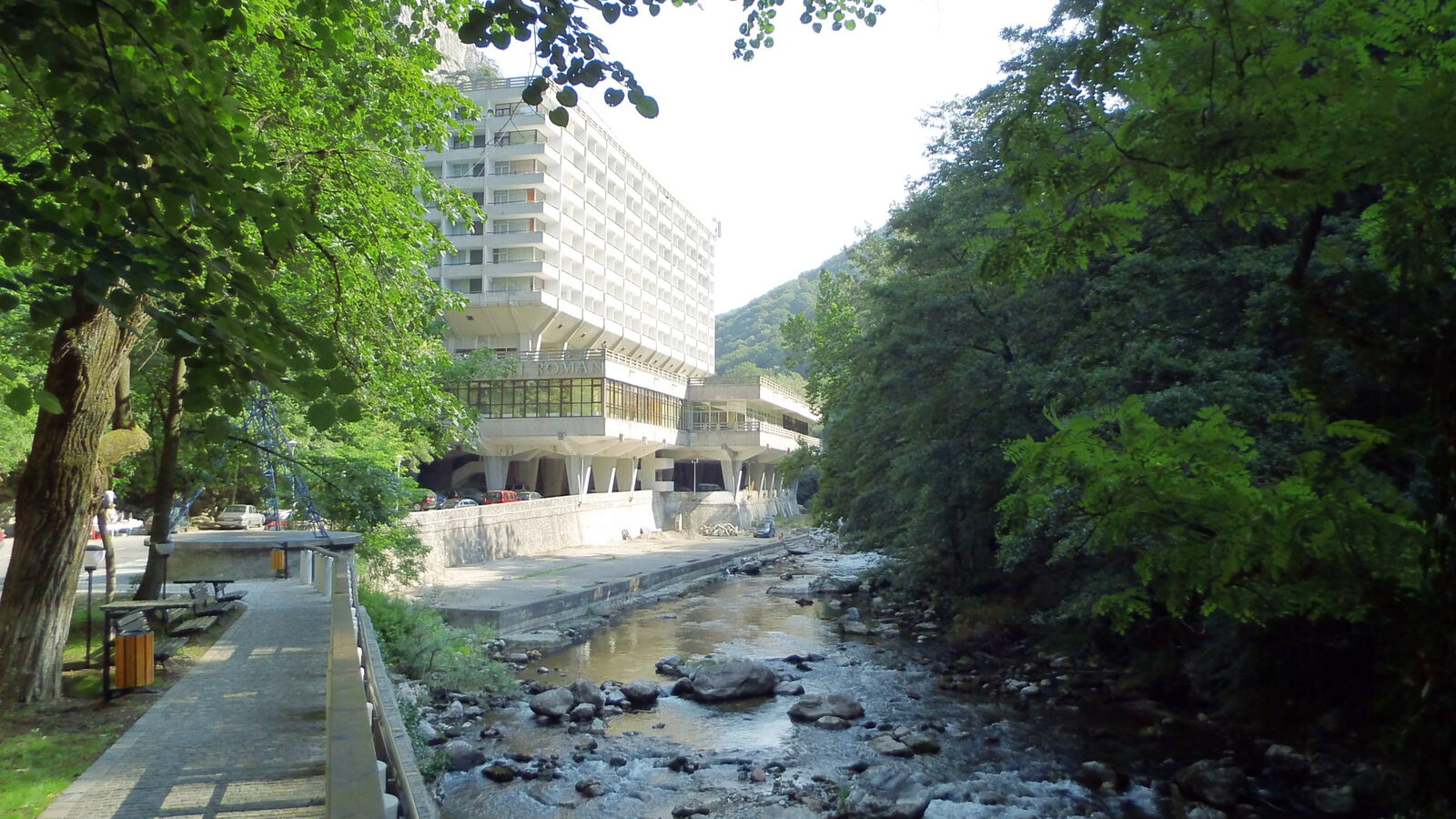 Băile Herculane — fotografie panorama / centru oraș (Caraș-Severin, Banat)