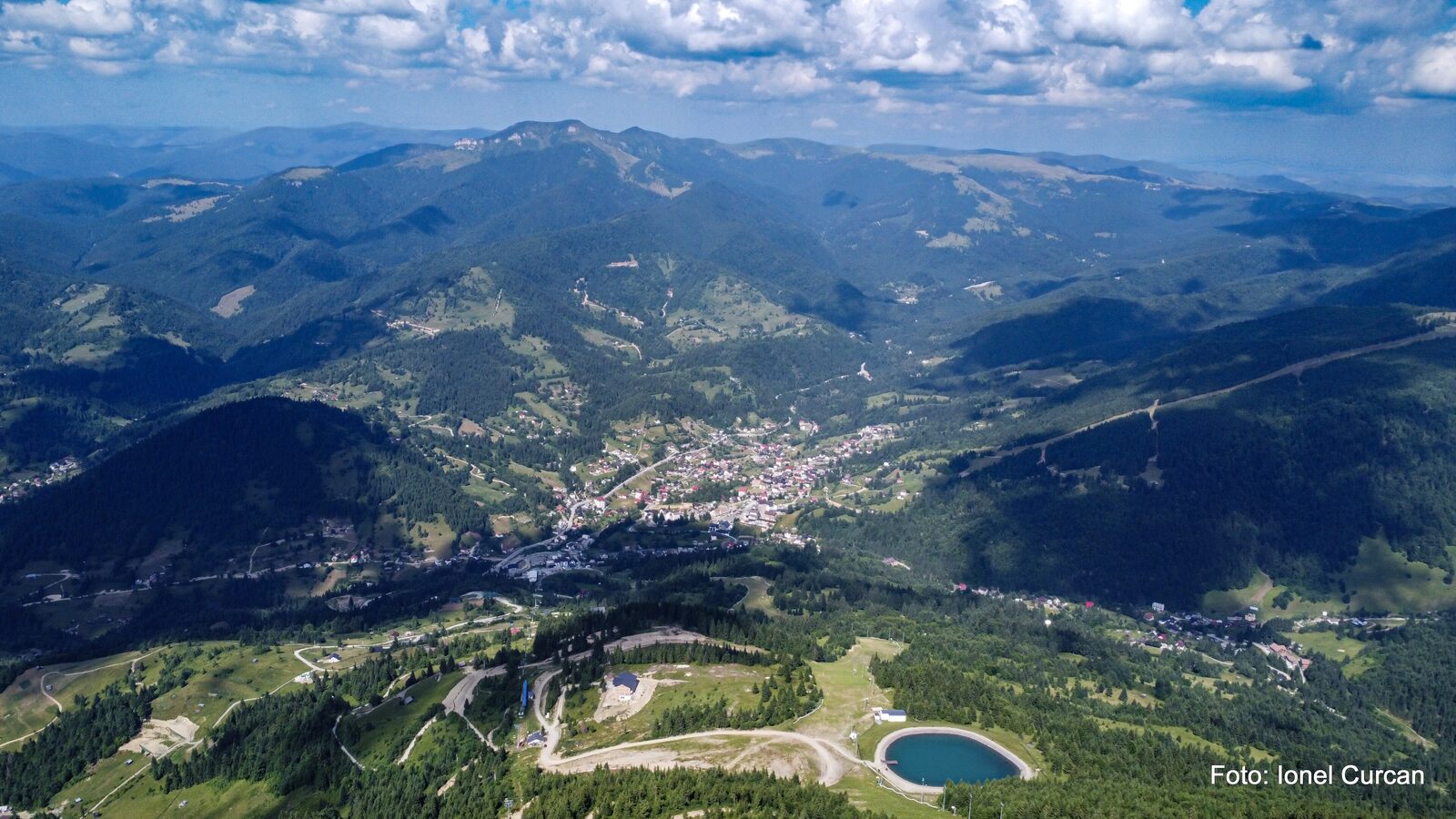 Borșa — fotografie panorama / centru oraș (Maramureș, Maramureș)