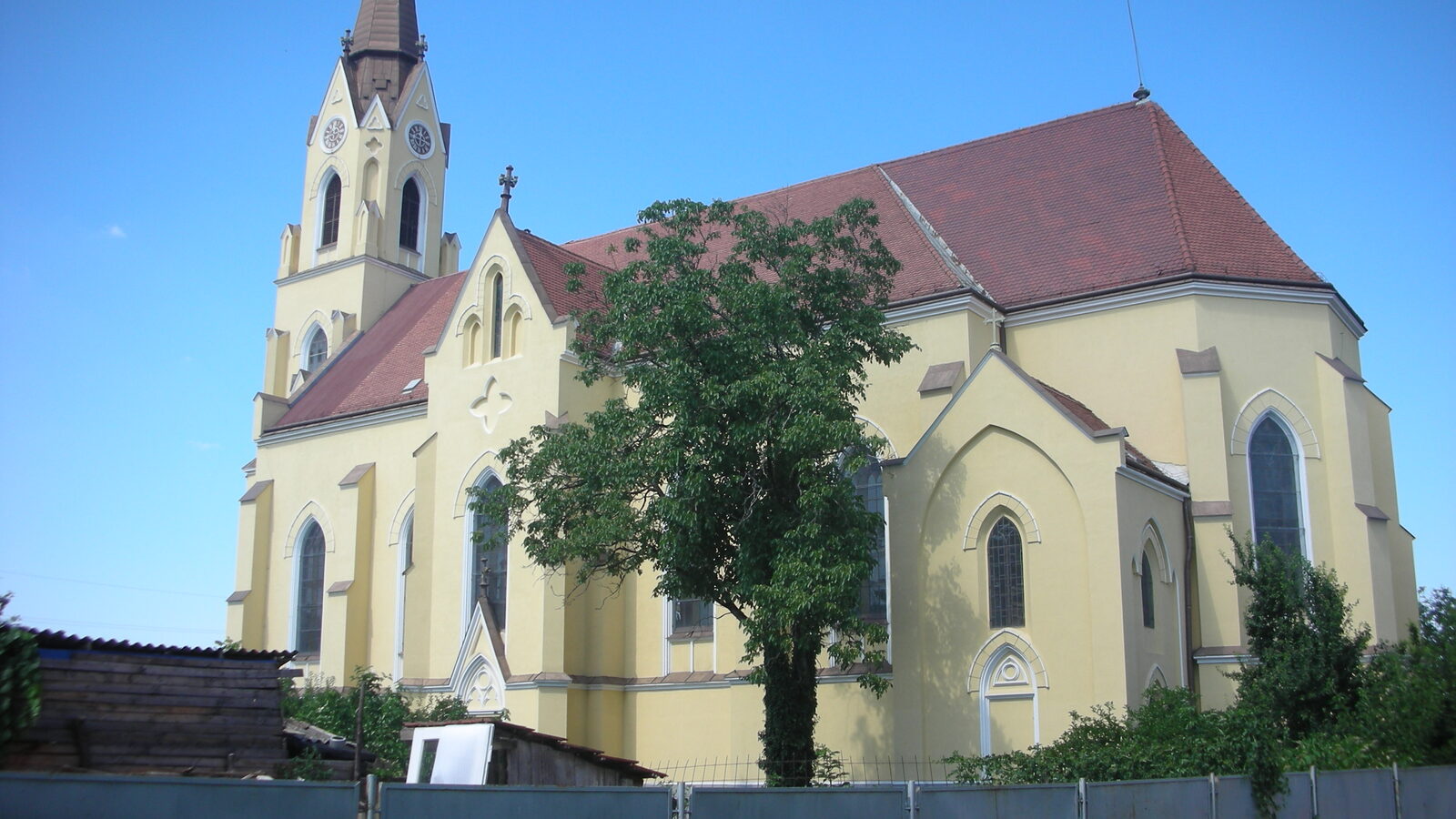 Ciacova — fotografie panorama / centru oraș (Timiș, Banat)