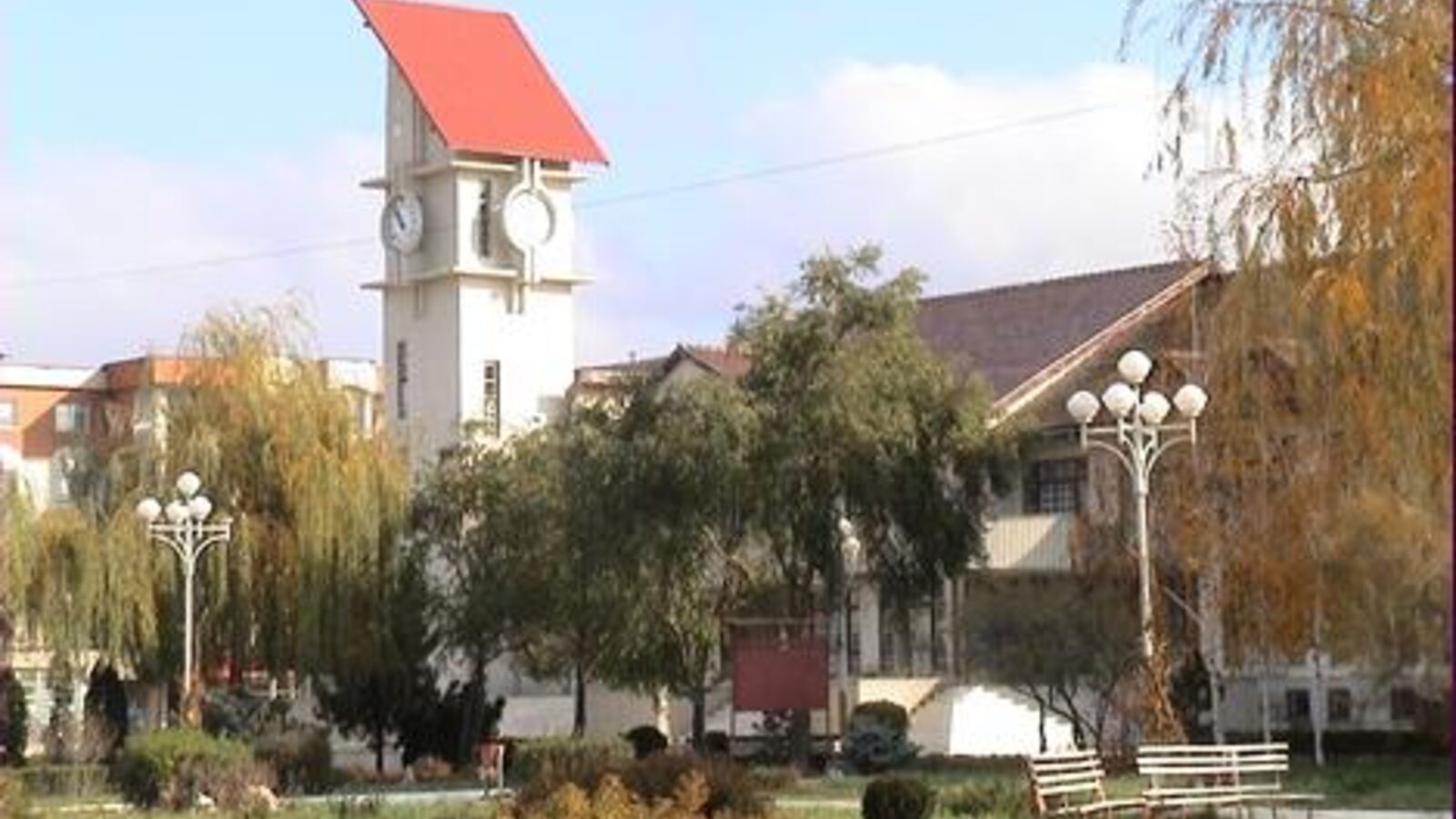 Costești — fotografie panorama / centru oraș (Argeș, Muntenia)
