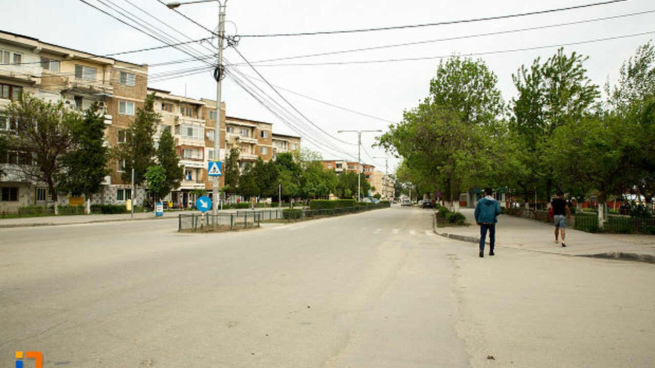 Drăgănești-Olt — fotografie panorama / centru oraș (Olt, Oltenia)