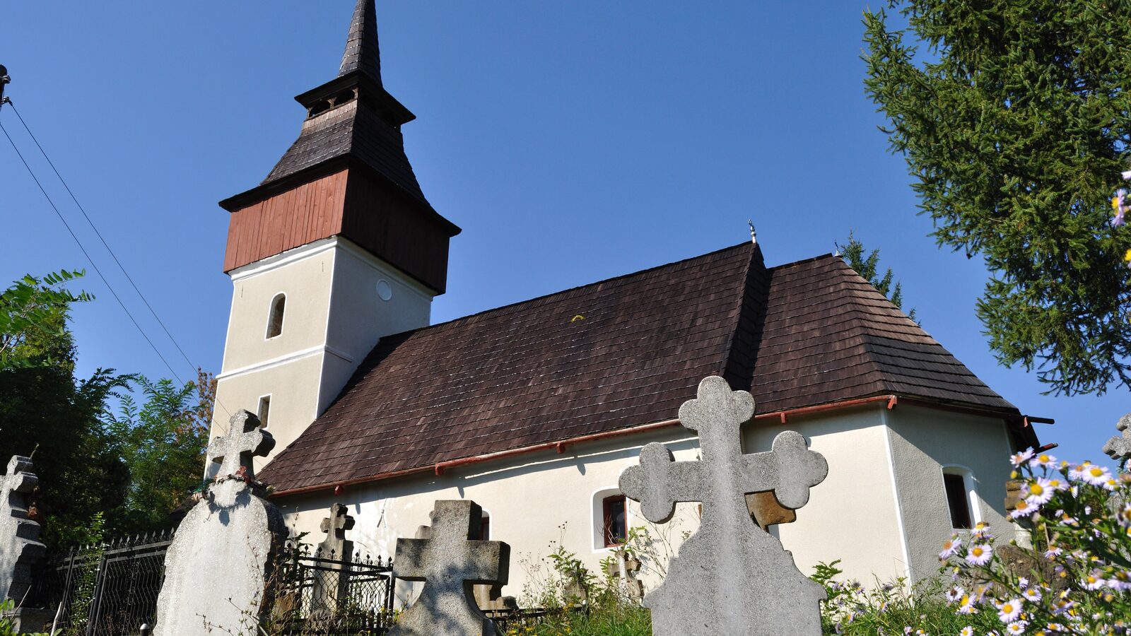 Geoagiu — fotografie panorama / centru oraș (Hunedoara, Transilvania)