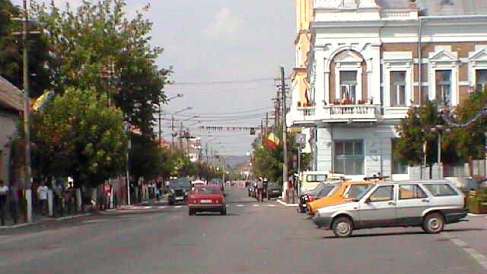 Gherla — fotografie panorama / centru oraș (Cluj, Transilvania)