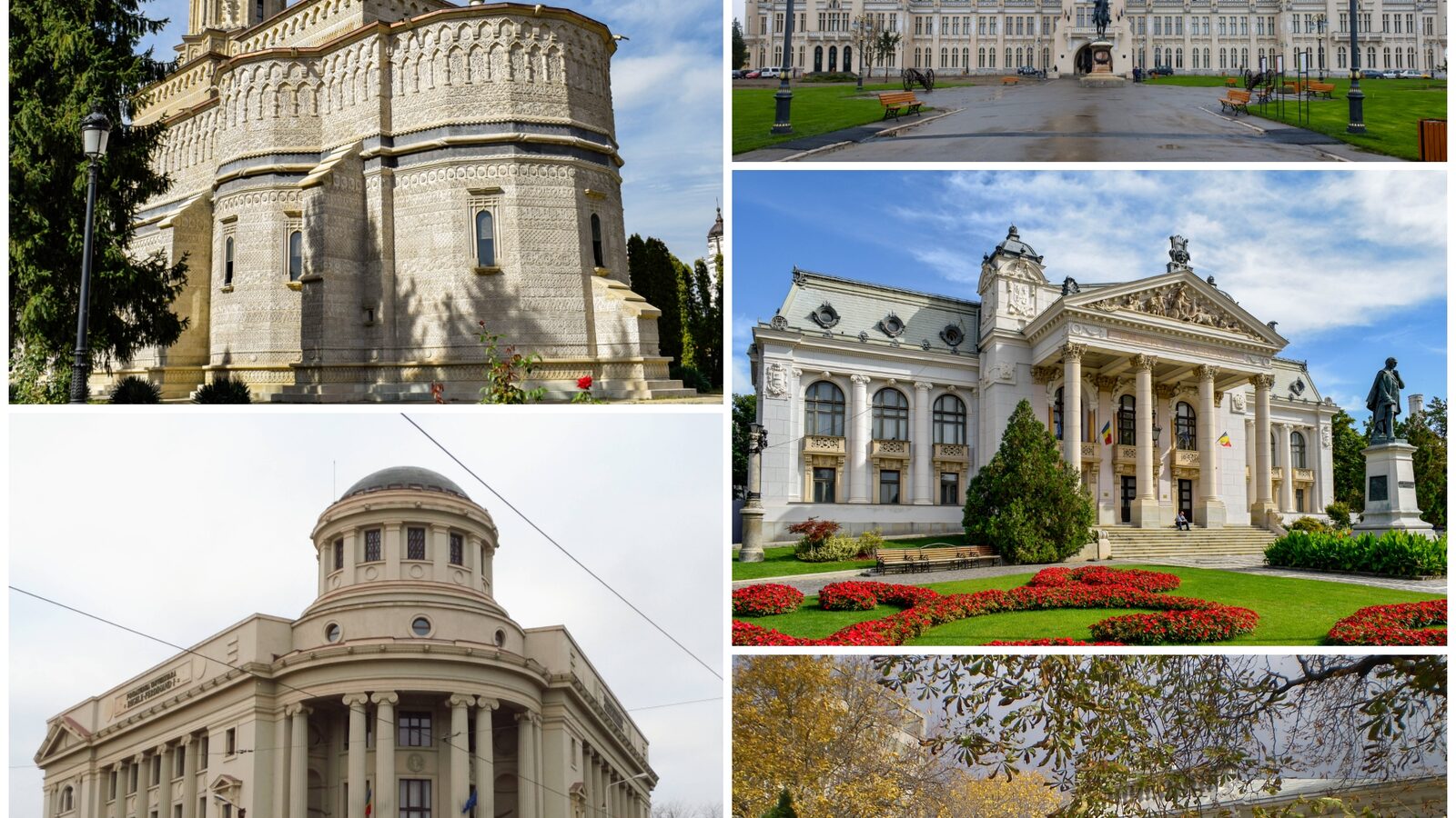 Iași — fotografie panorama / centru oraș (Iași, Moldova)