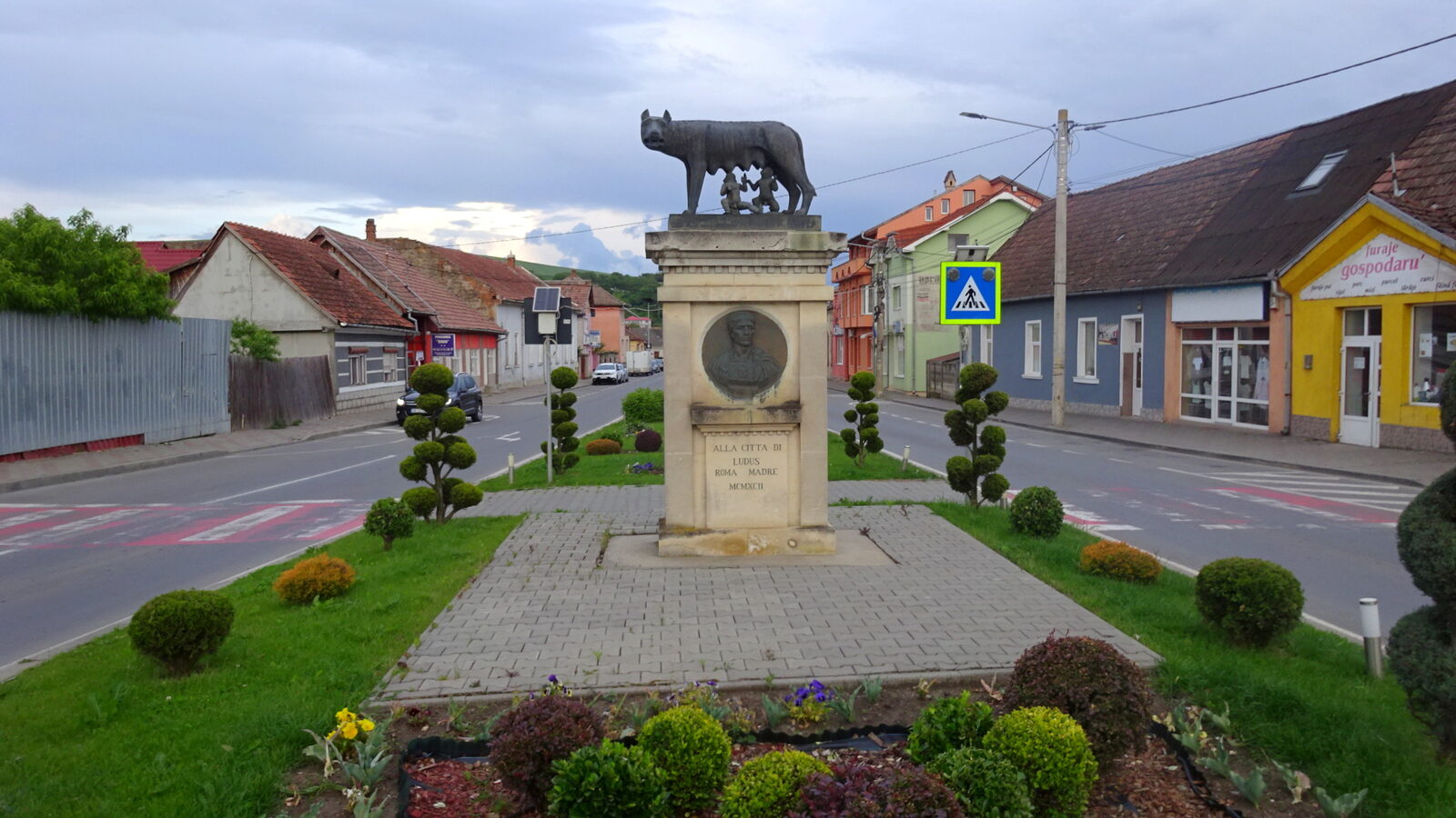 Luduș — fotografie panorama / centru oraș (Mureș, Transilvania)