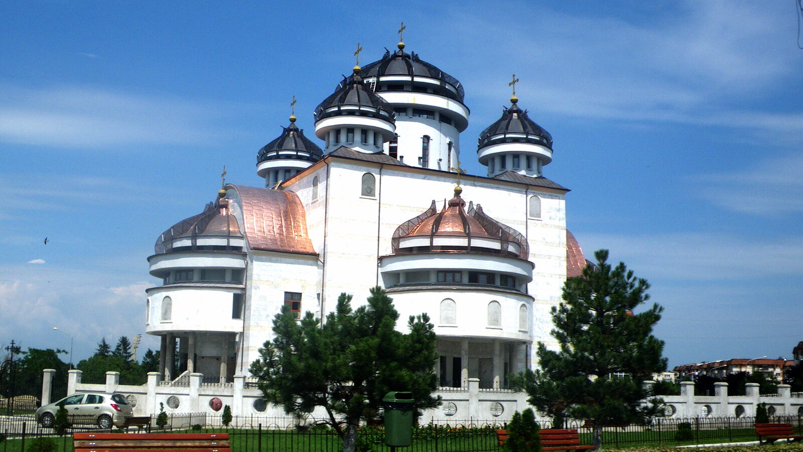 Mioveni — fotografie panorama / centru oraș (Argeș, Muntenia)