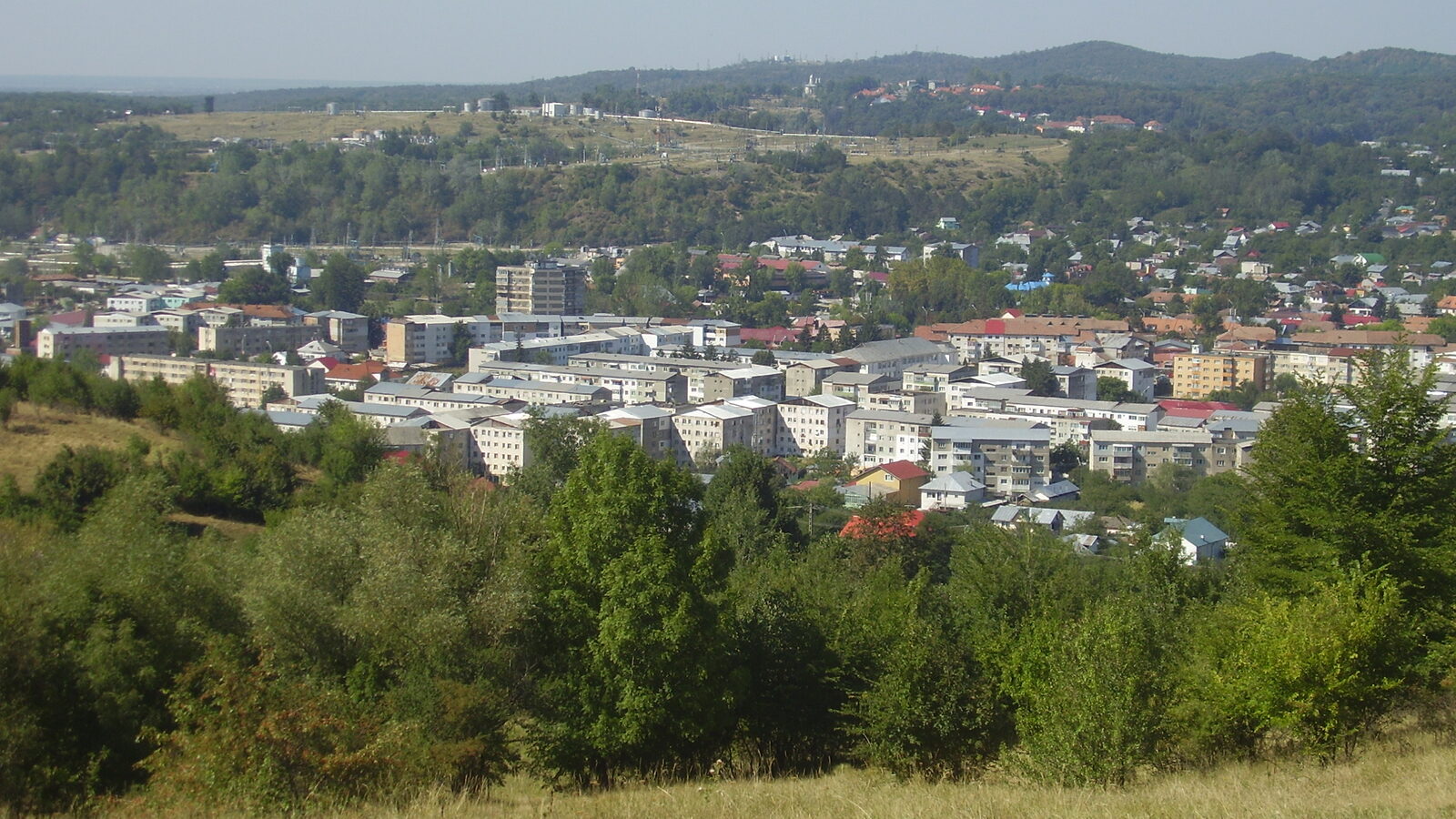 Moreni — fotografie panorama / centru oraș (Dâmbovița, Muntenia)