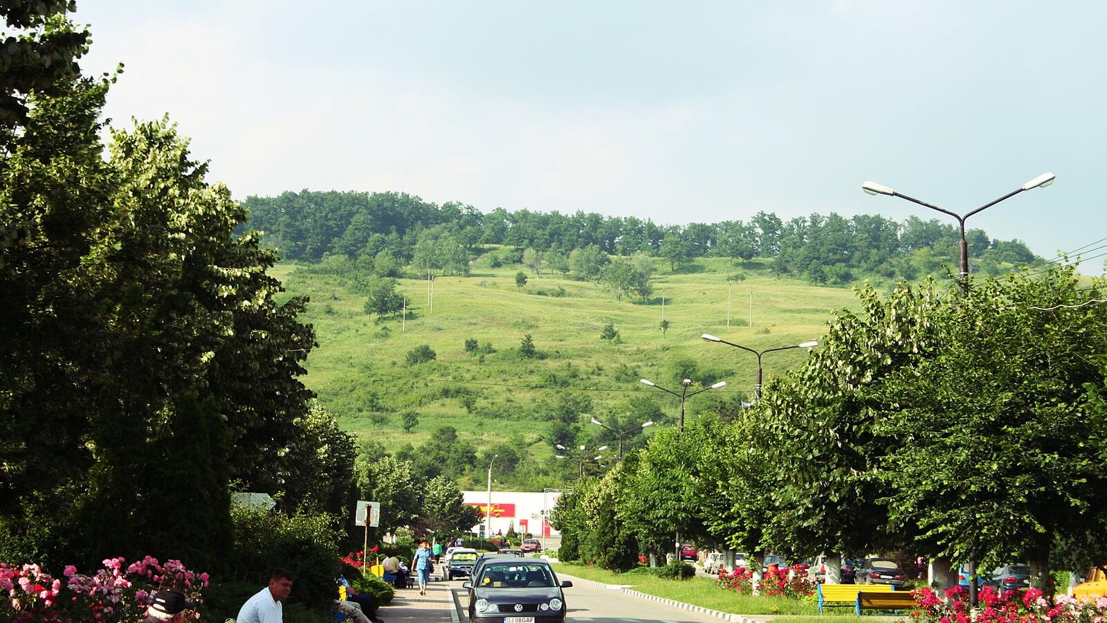 Motru — fotografie panorama / centru oraș (Gorj, Oltenia)