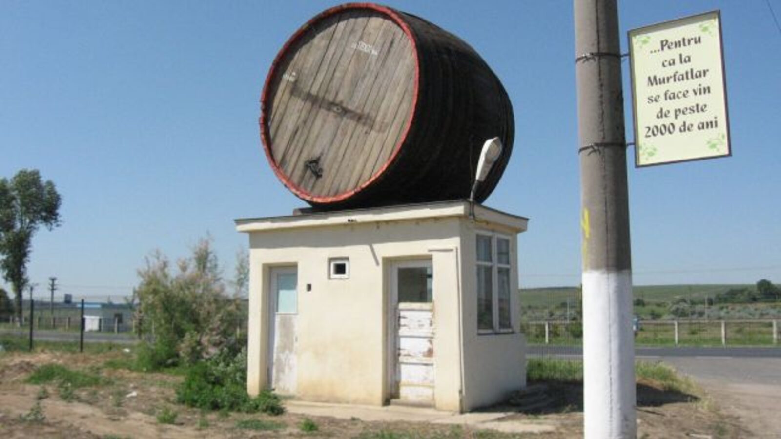 Murfatlar — fotografie panorama / centru oraș (Constanța, Dobrogea)