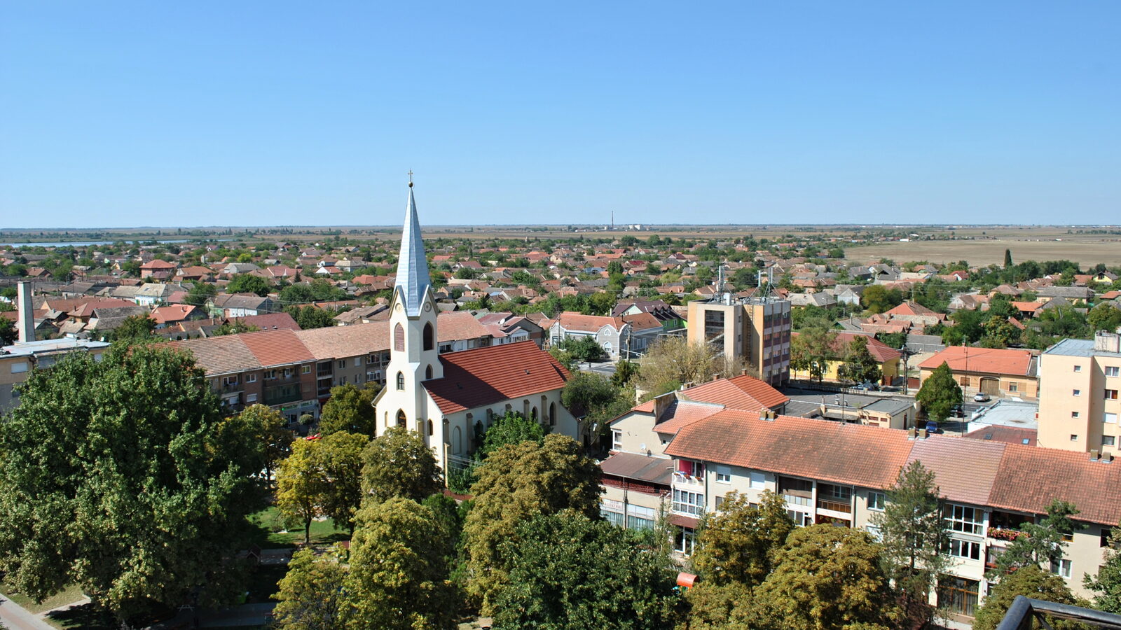 Nădlac — fotografie panorama / centru oraș (Arad, Crișana)