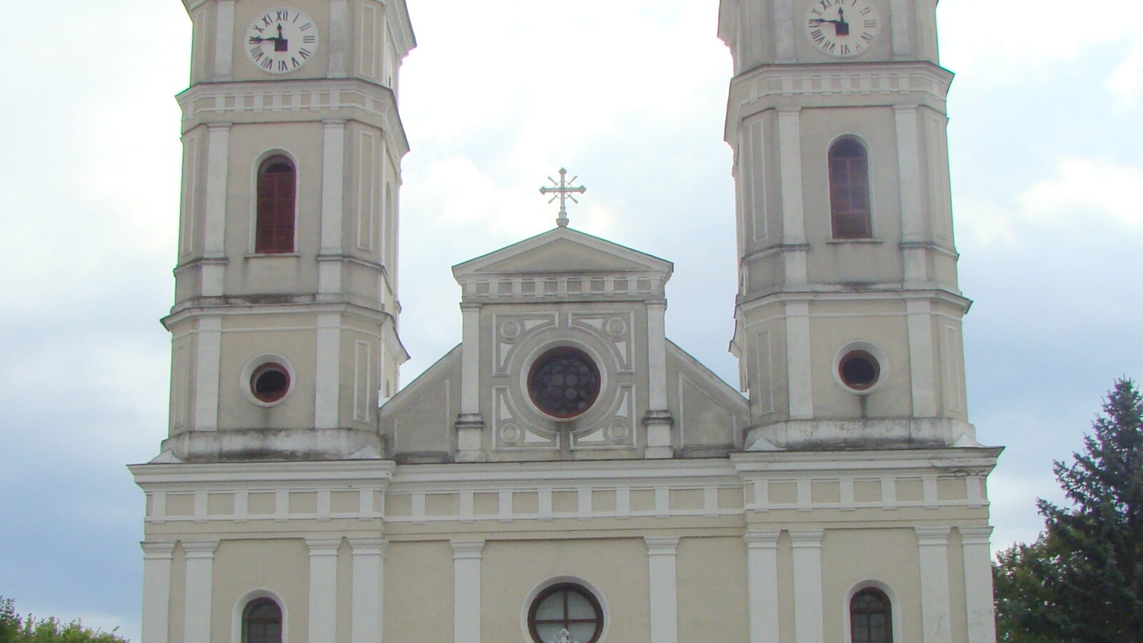Năsăud — fotografie panorama / centru oraș (Bistrița-Năsăud, Transilvania)