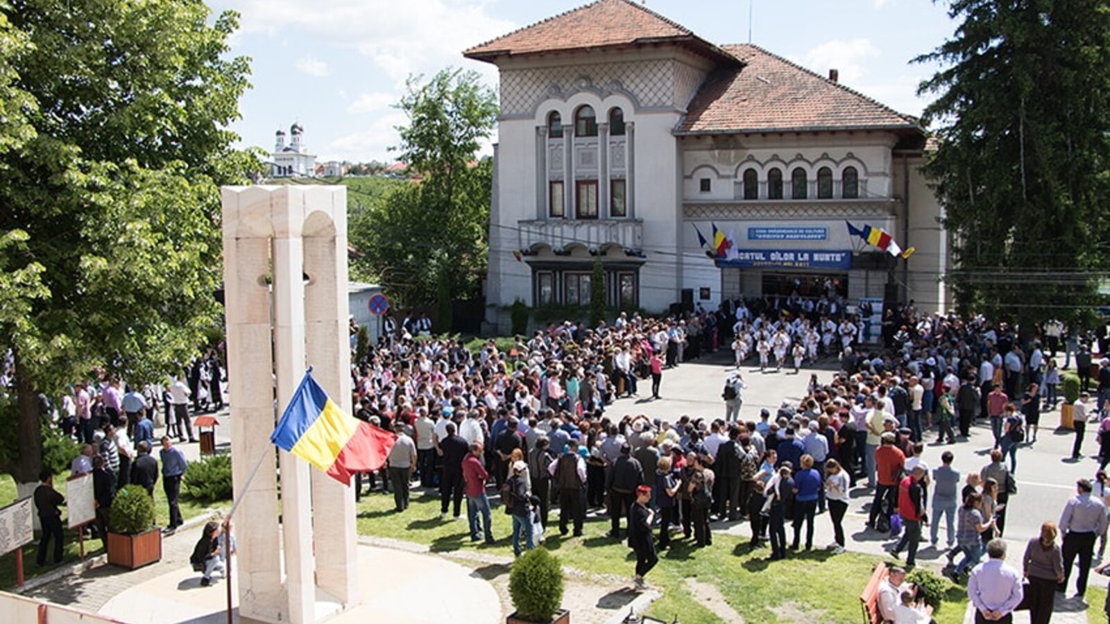 Novaci — fotografie panorama / centru oraș (Gorj, Oltenia)