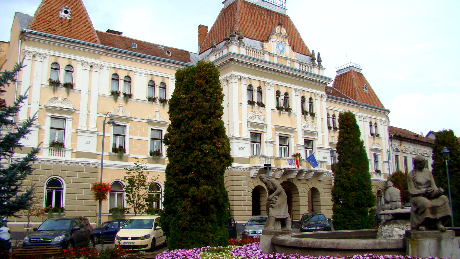 Odorheiu Secuiesc — fotografie panorama / centru oraș (Harghita, Transilvania)