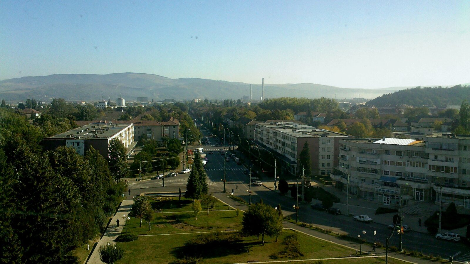 Onești — fotografie panorama / centru oraș (Bacău, Moldova)