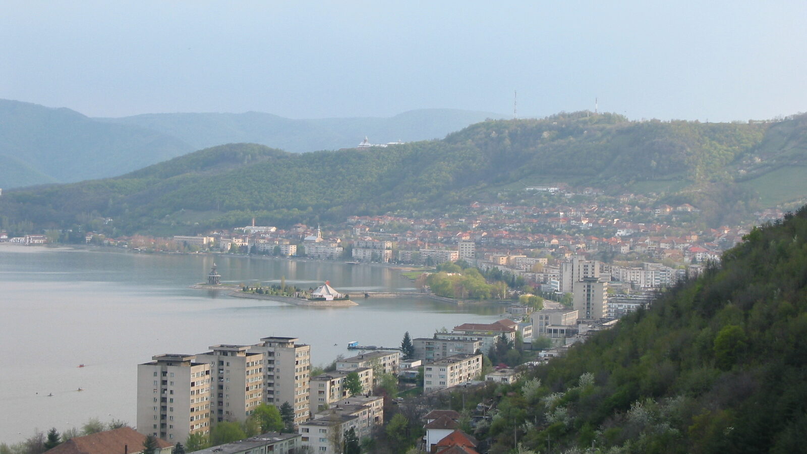 Orșova — fotografie panorama / centru oraș (Mehedinți, Oltenia)