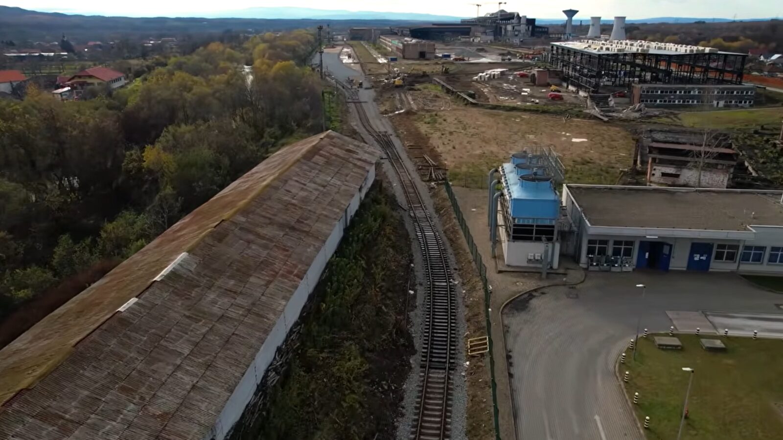 Oțelu Roșu — fotografie panorama / centru oraș (Caraș-Severin, Banat)