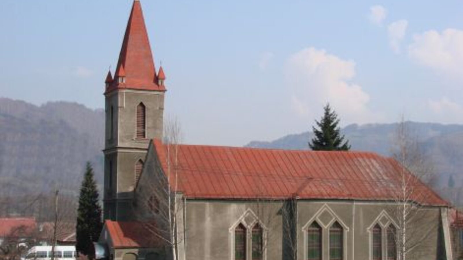 Petrila — fotografie panorama / centru oraș (Hunedoara, Transilvania)