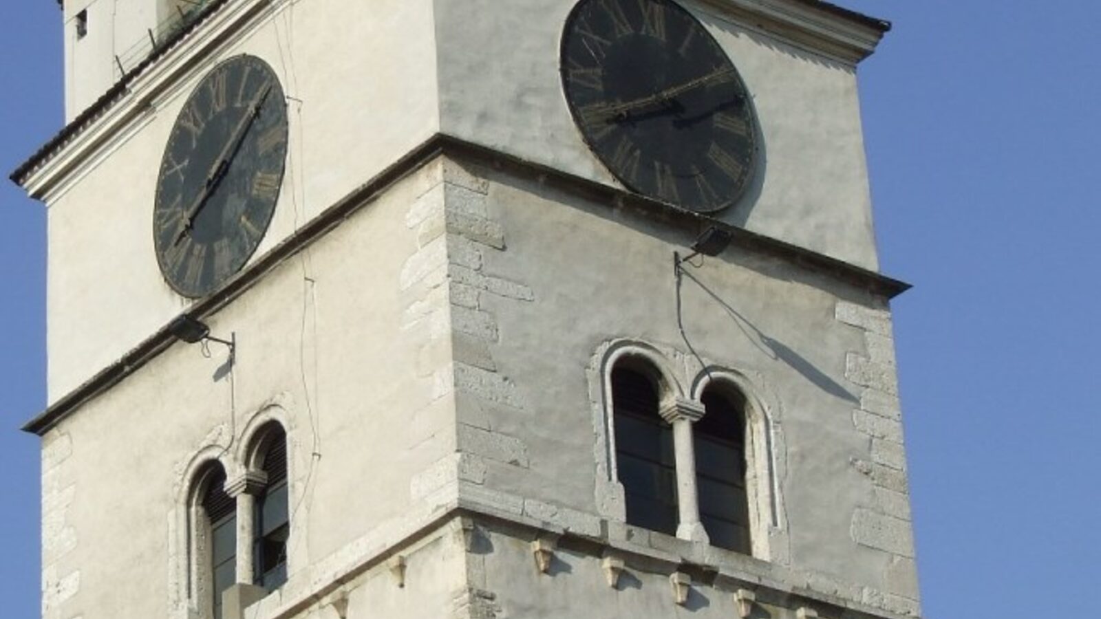 Sebeș — fotografie panorama / centru oraș (Alba, Transilvania)