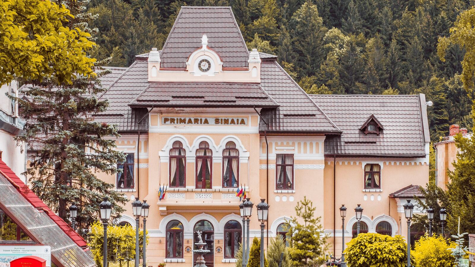 Sinaia — fotografie panorama / centru oraș (Prahova, Muntenia)