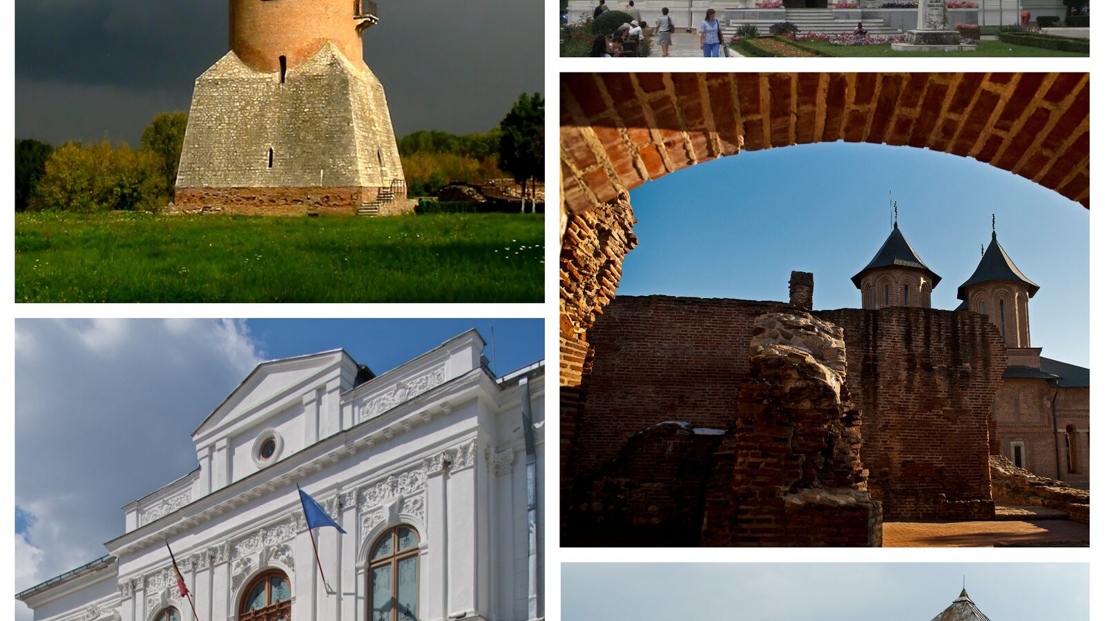Târgoviște — fotografie panorama / centru oraș (Dâmbovița, Muntenia)