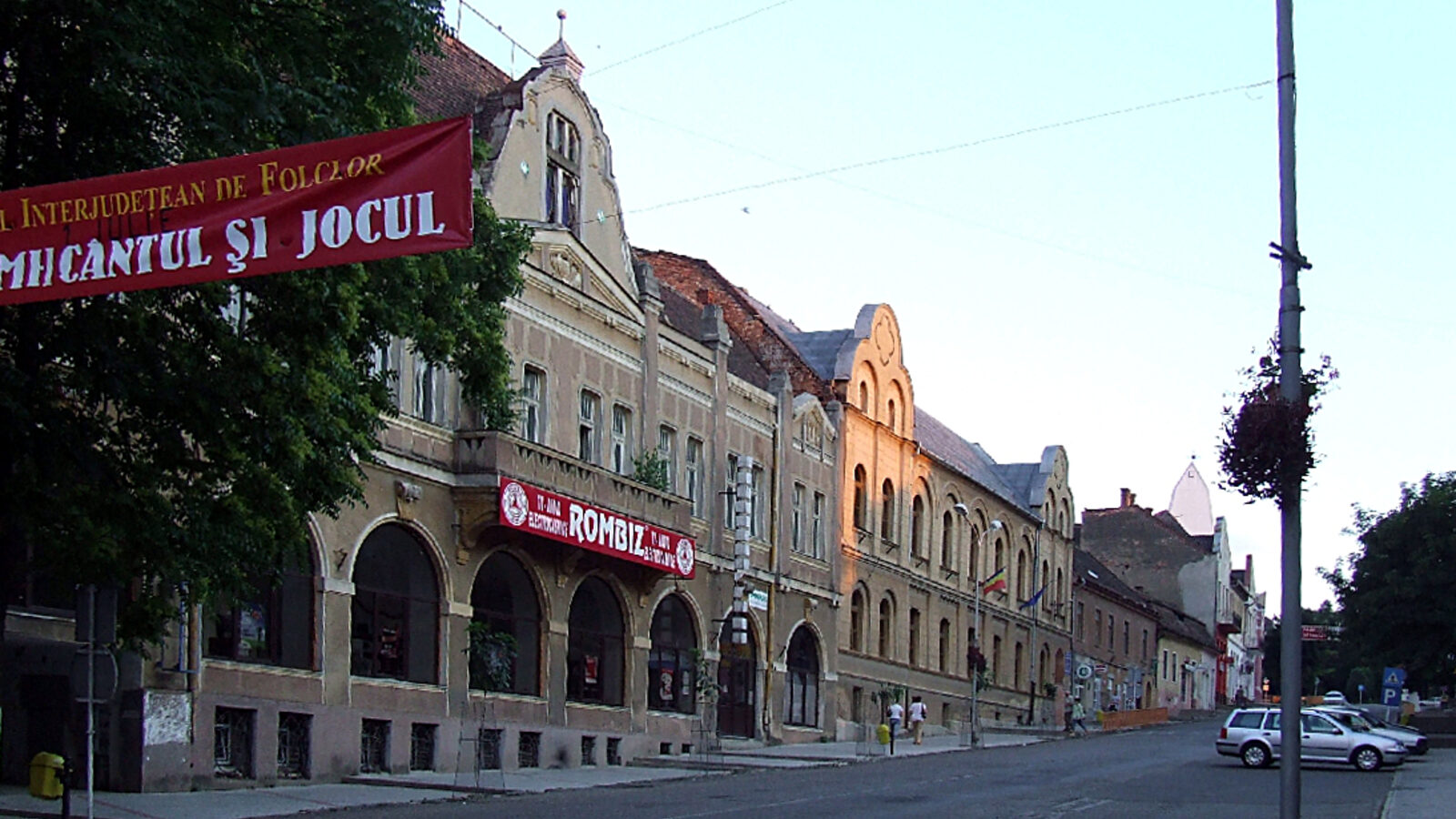 Tășnad — fotografie panorama / centru oraș (Satu Mare, Crișana)