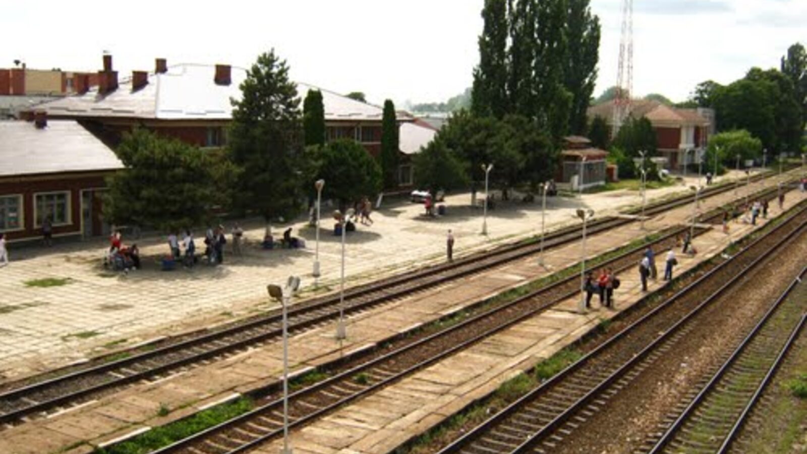 Titu — fotografie panorama / centru oraș (Dâmbovița, Muntenia)