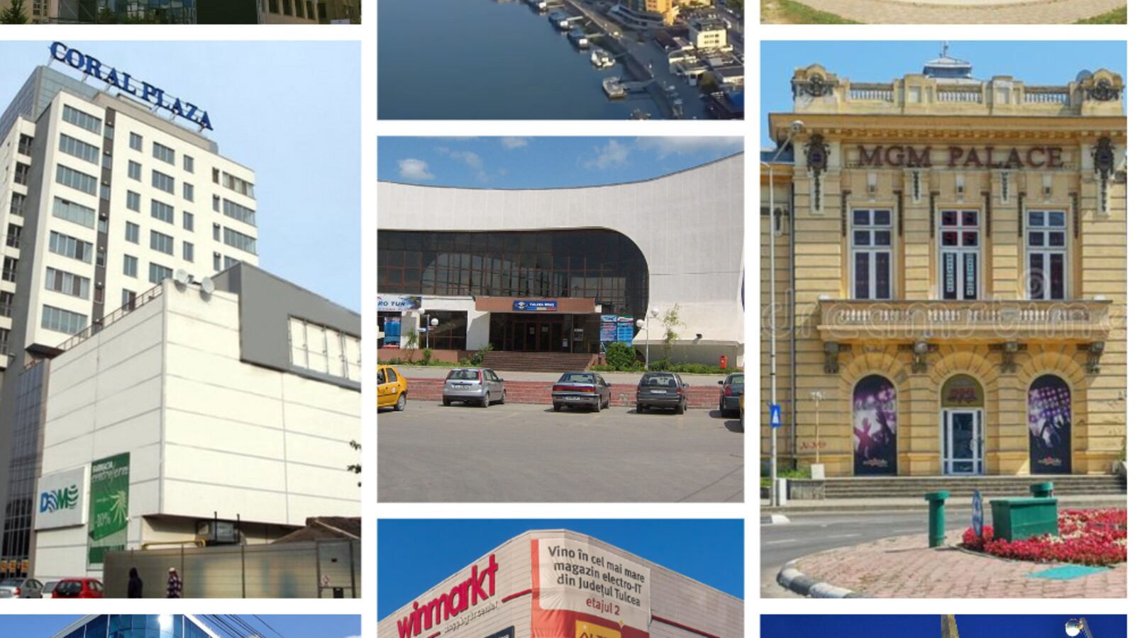Tulcea — fotografie panorama / centru oraș (Tulcea, Dobrogea)