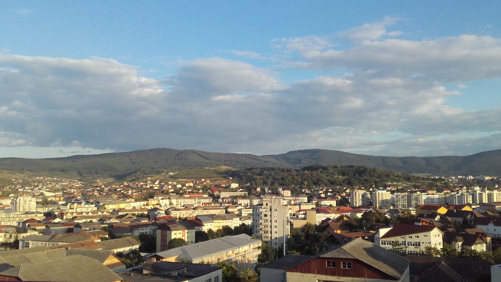 Zalău — fotografie panorama / centru oraș (Sălaj, Transilvania)