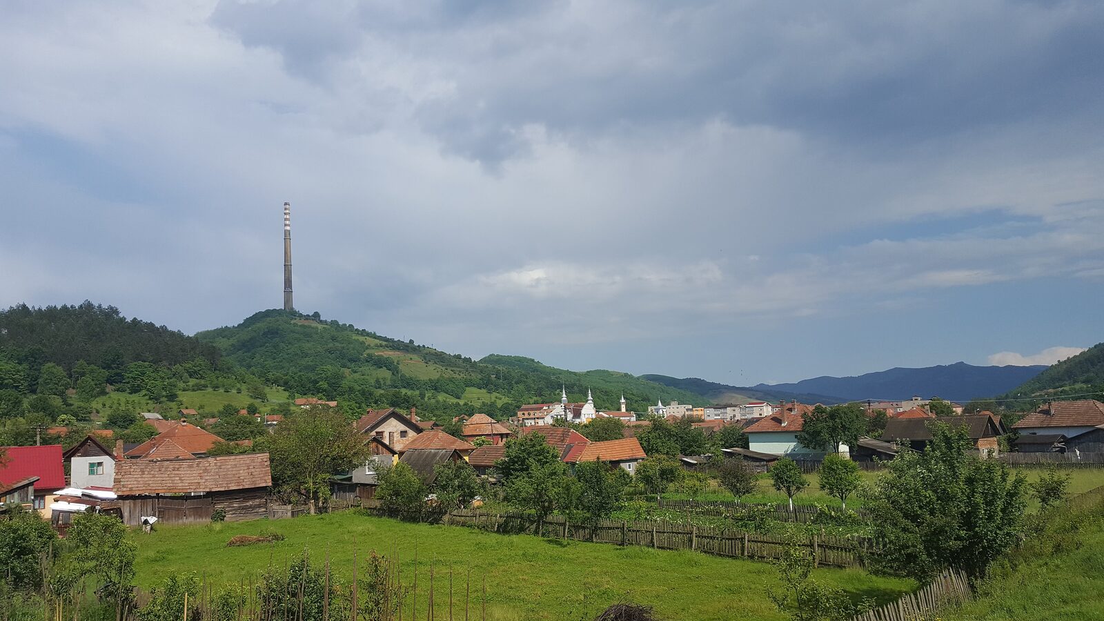 Zlatna — fotografie panorama / centru oraș (Alba, Transilvania)